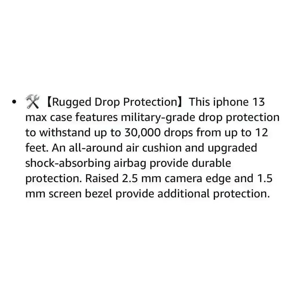 360 Rotatable‎ Magnetic Ring Case With Camera Cover For 13 Pro Max 6.7” Blue